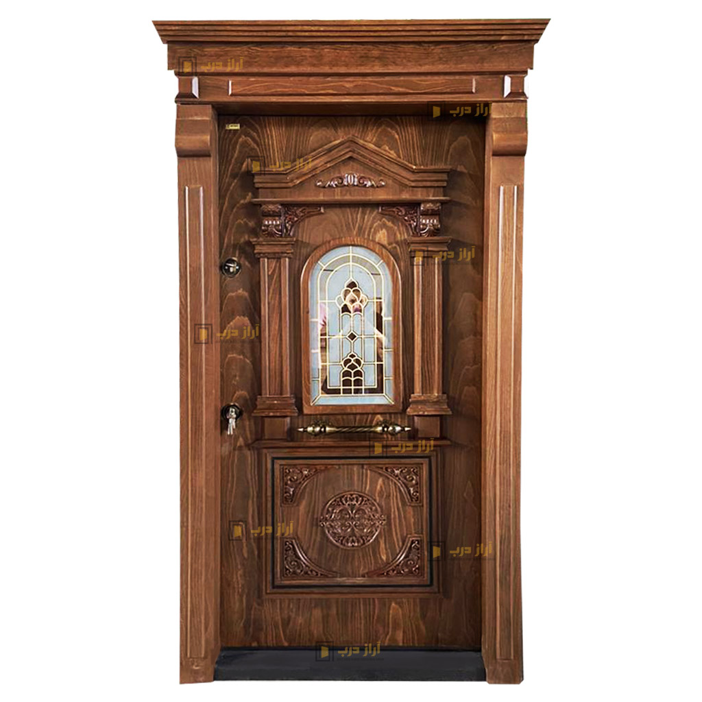 درب ضد سرقت راش برجسته مدل پلازا