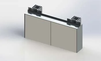 سیستم سرامیک نما نصب با قاب آلومینیومی