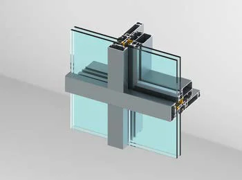 سیستم کرتین وال ترمال بریک نیم لامل لنگه مخفی