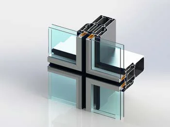 سیستم کرتین وال ترمال بریک یونیتایز 70 میلی متری