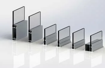 پروفیل شیشه سکوریت 10 میلیمتر