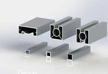 سیستم نرده آلومینیومی مربعی