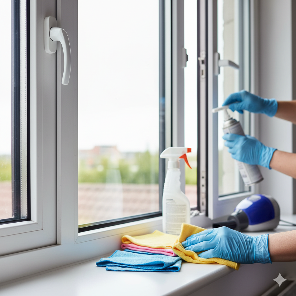 نگهداری و مراقبت از درب و پنجره UPVC و آلومینیوم: افزایش طول عمر و کارایی