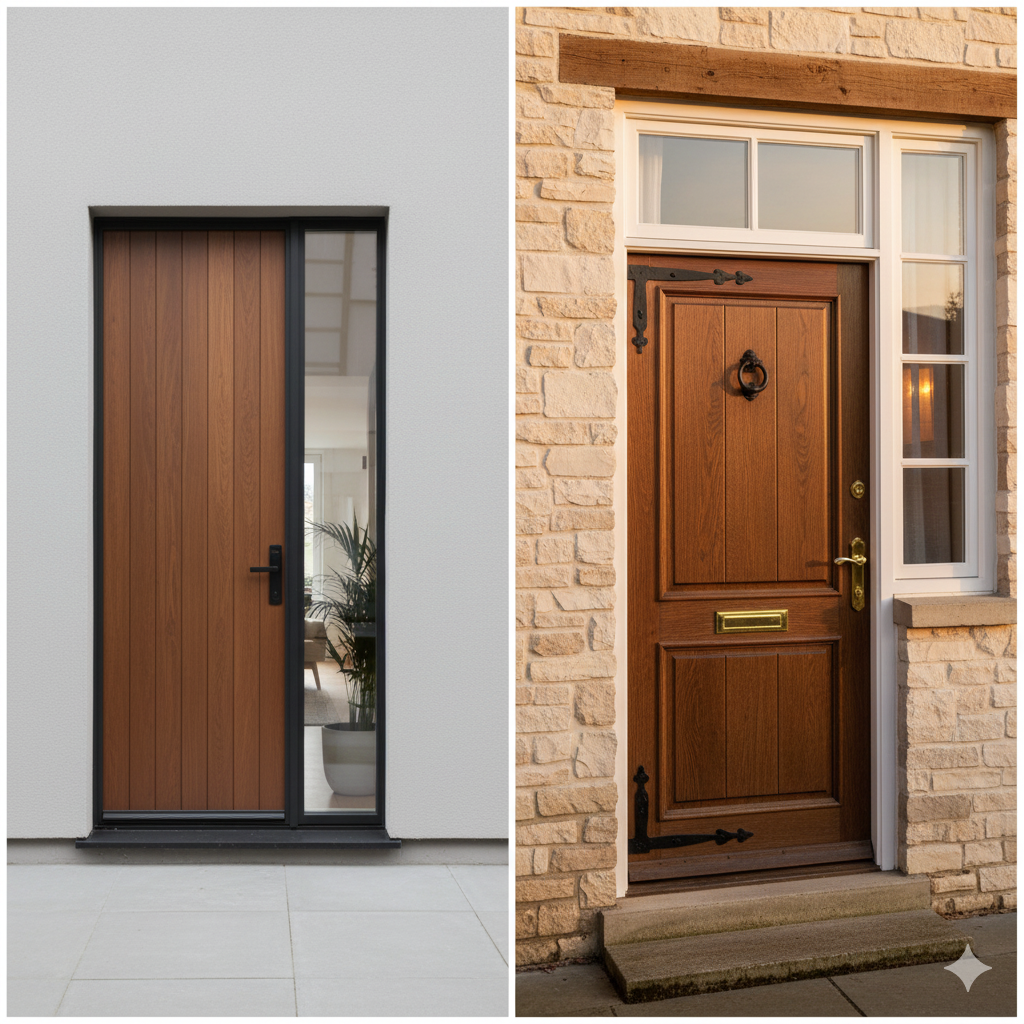 انتخاب رنگ و بافت مناسب برای درب و پنجره: هماهنگی با دکوراسیون و نما