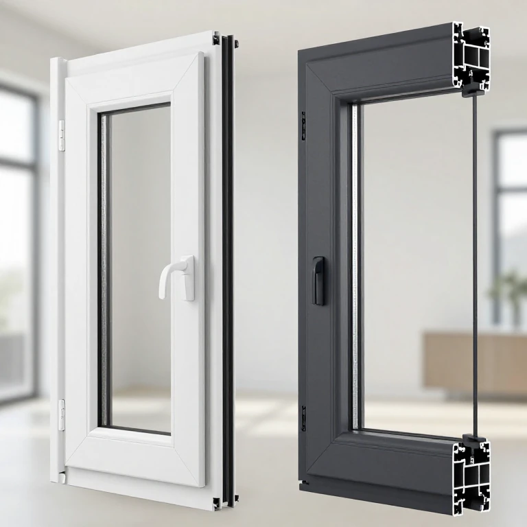 پنجره UPVC بخریم یا آلومینیوم ترمال بریک؟ (مقایسه جامع فنی و قیمت)