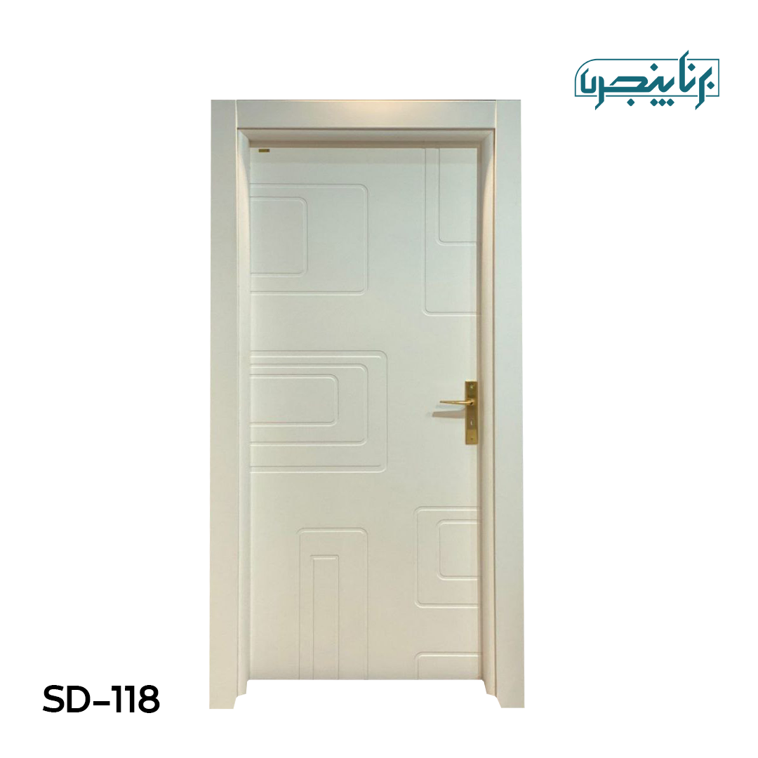 درب پلی وود سبزین درب مدل مدرن پازلی SD-118