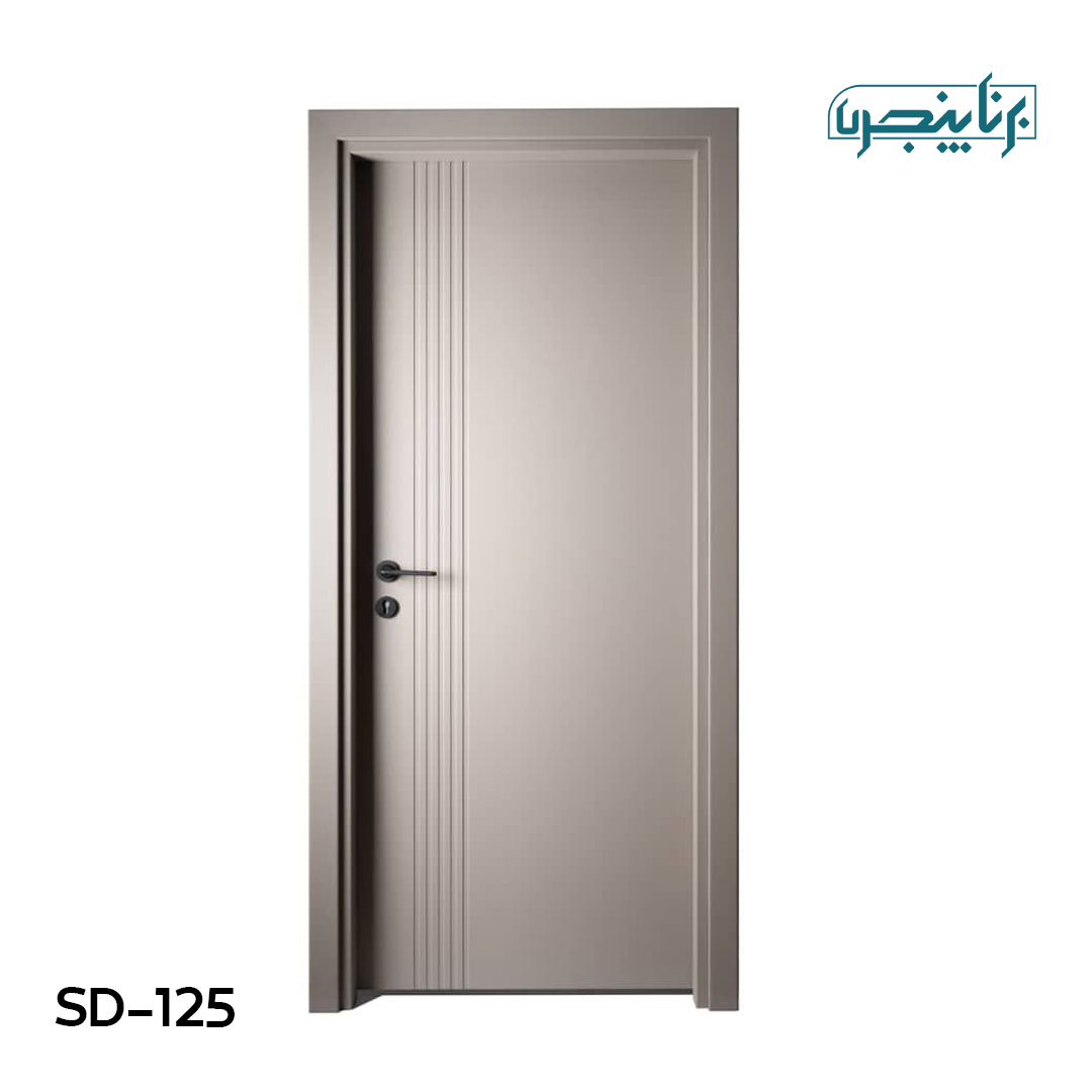 درب پلی وود سبزین درب مدل مدرن خطی SD-125