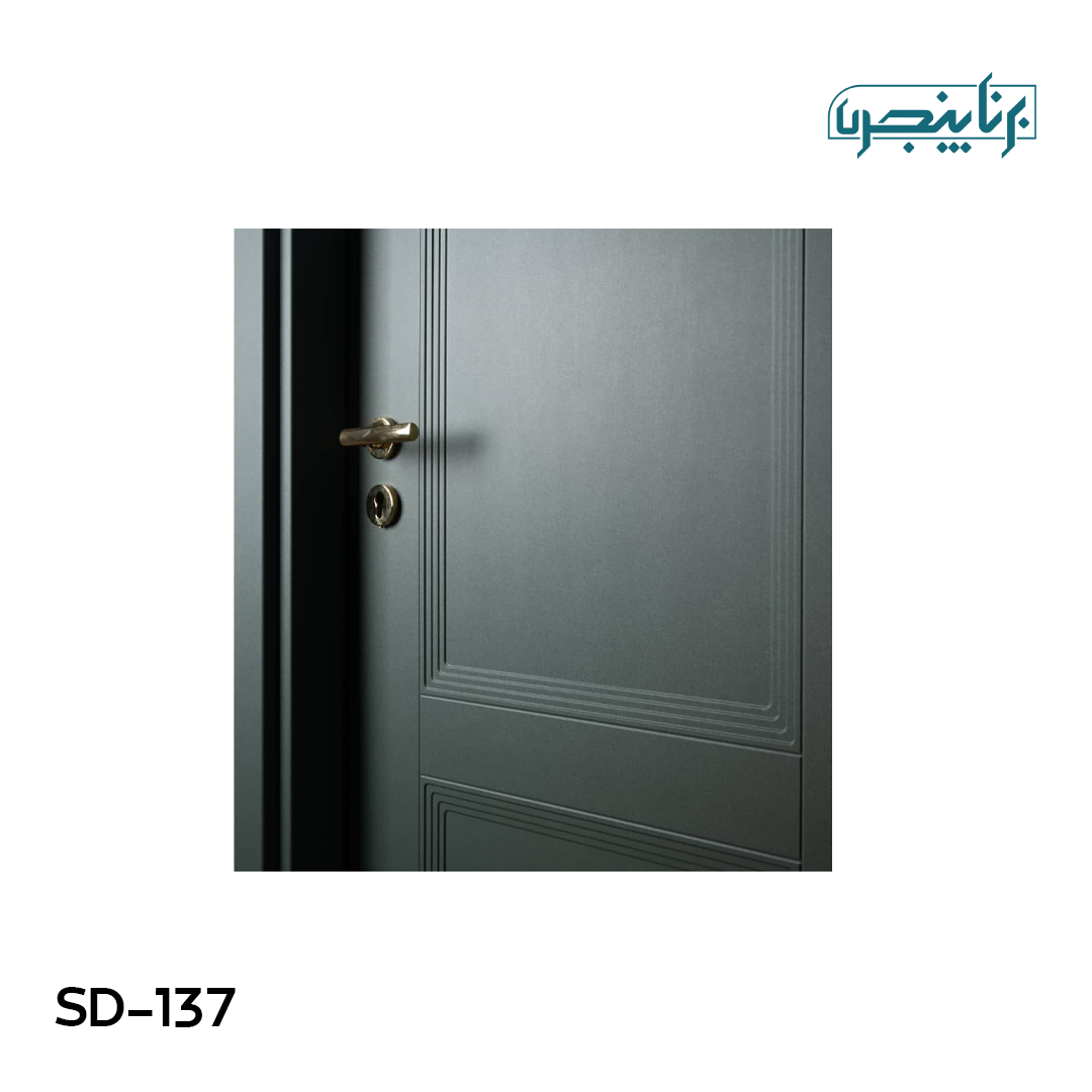 درب پلی وود سبزین درب مدل کلاسیک خطی SD-137