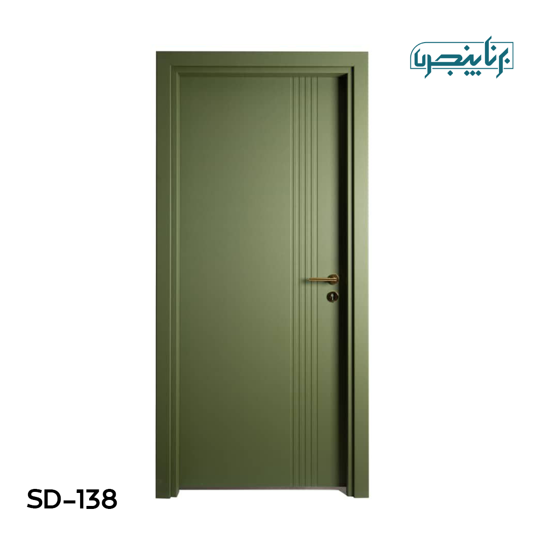 درب پلی وود سبزین درب مدل مدرن خطی SD-138