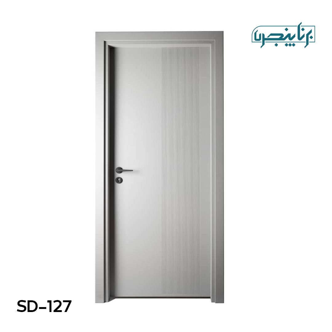 درب پلی وود سبزین درب مدل مدرن خطی SD-127