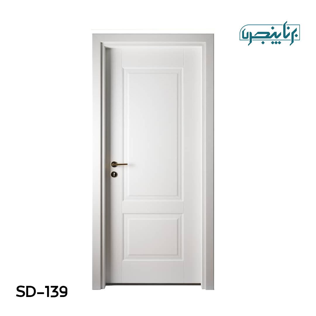 درب پلی وود سبزین درب مدل کلاسیک دو قاب SD-139