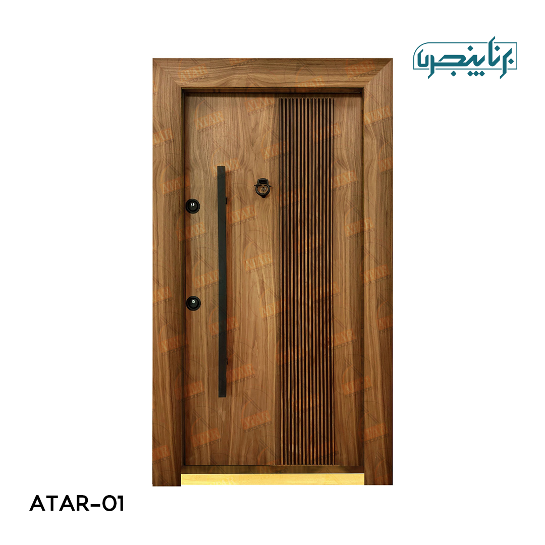 درب داخلی آتار درب مدل مدرن خطی AD-101