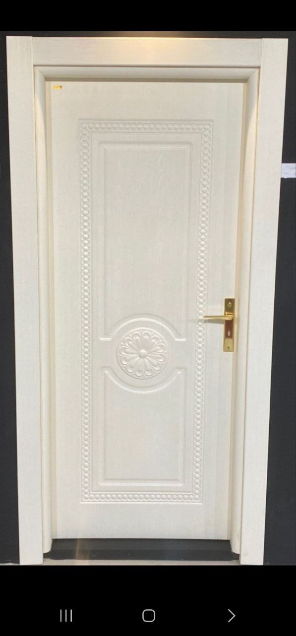 درب پلی وود سبزین در مدل کلاسیک فلورال S-110