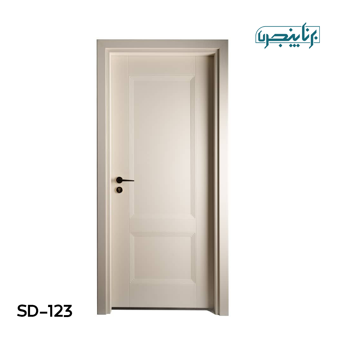 درب پلی وود سبزین درب مدل کلاسیک دو قاب SD-123