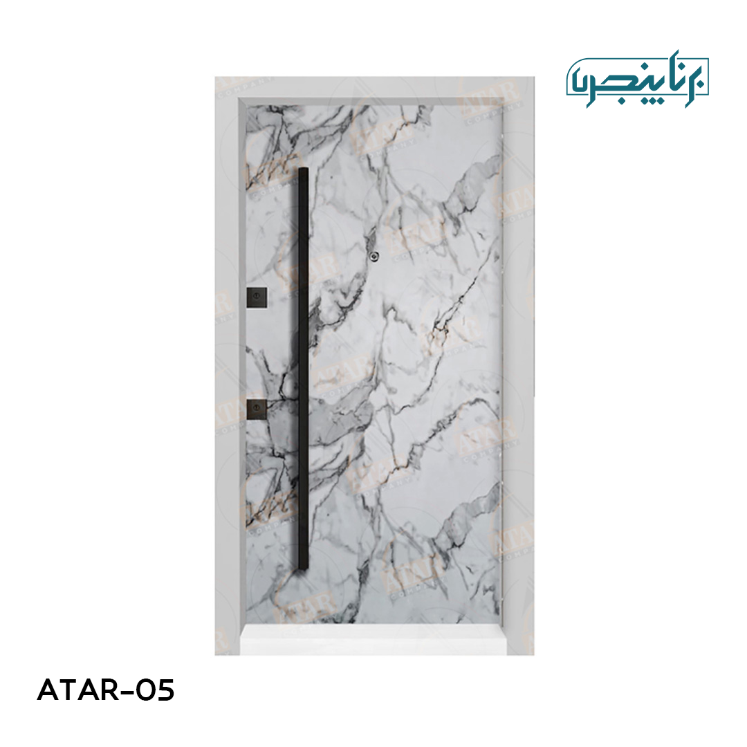 درب داخلی آتار درب مدل مدرن طرح سنگ AD-105