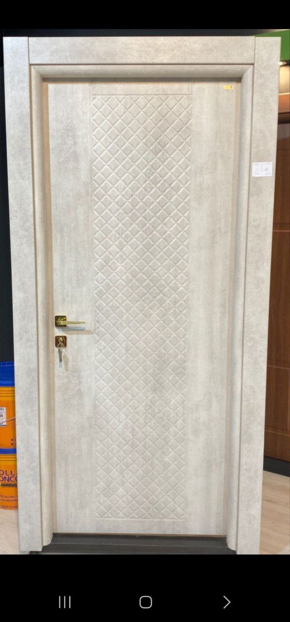 درب پلی وود سبزین در مدل بافت لوزی S-108