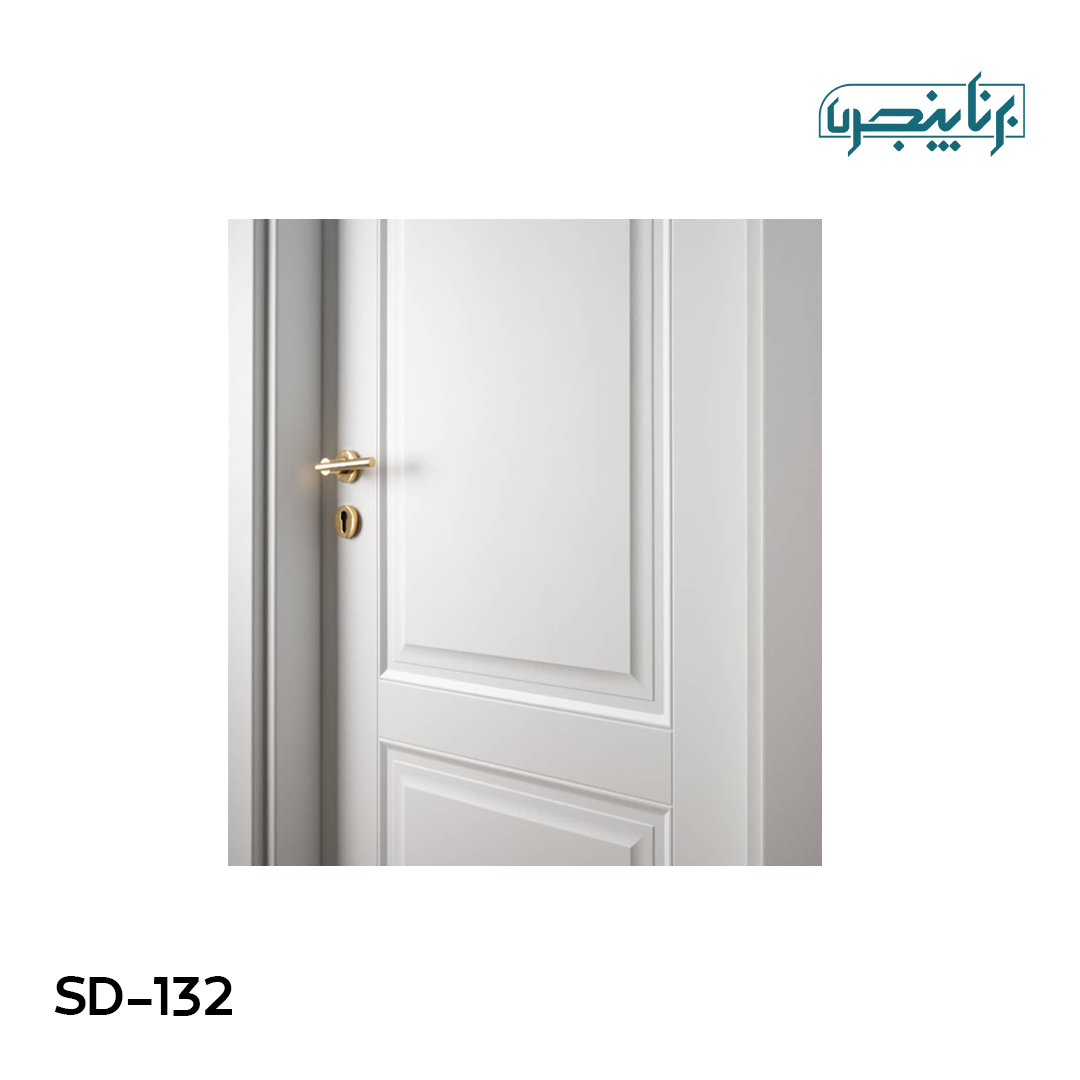 درب پلی وود سبزین درب مدل کلاسیک دو قاب SD-132