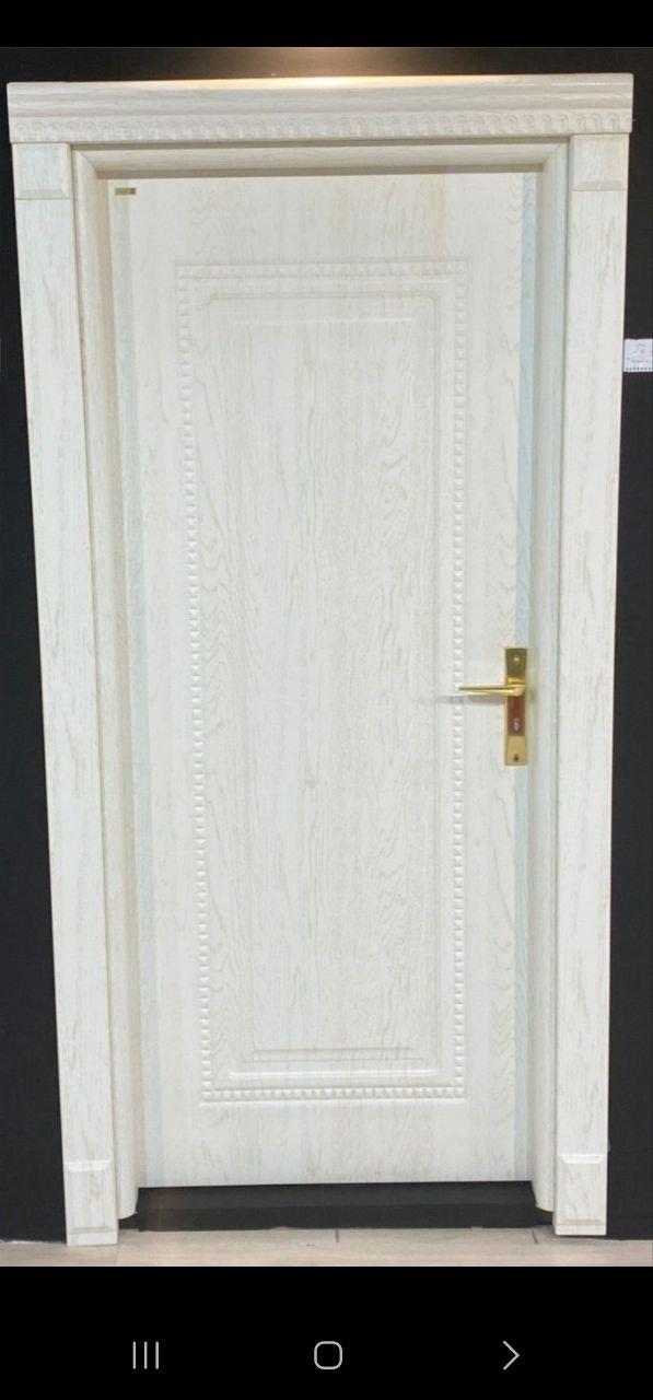 درب پلی وود سبزین در مدل کلاسیک تک قاب S-112