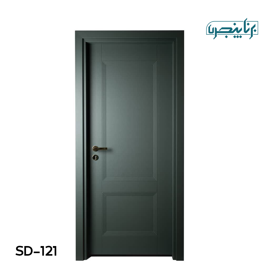 درب پلی وود سبزین درب مدل کلاسیک دو قاب SD-121