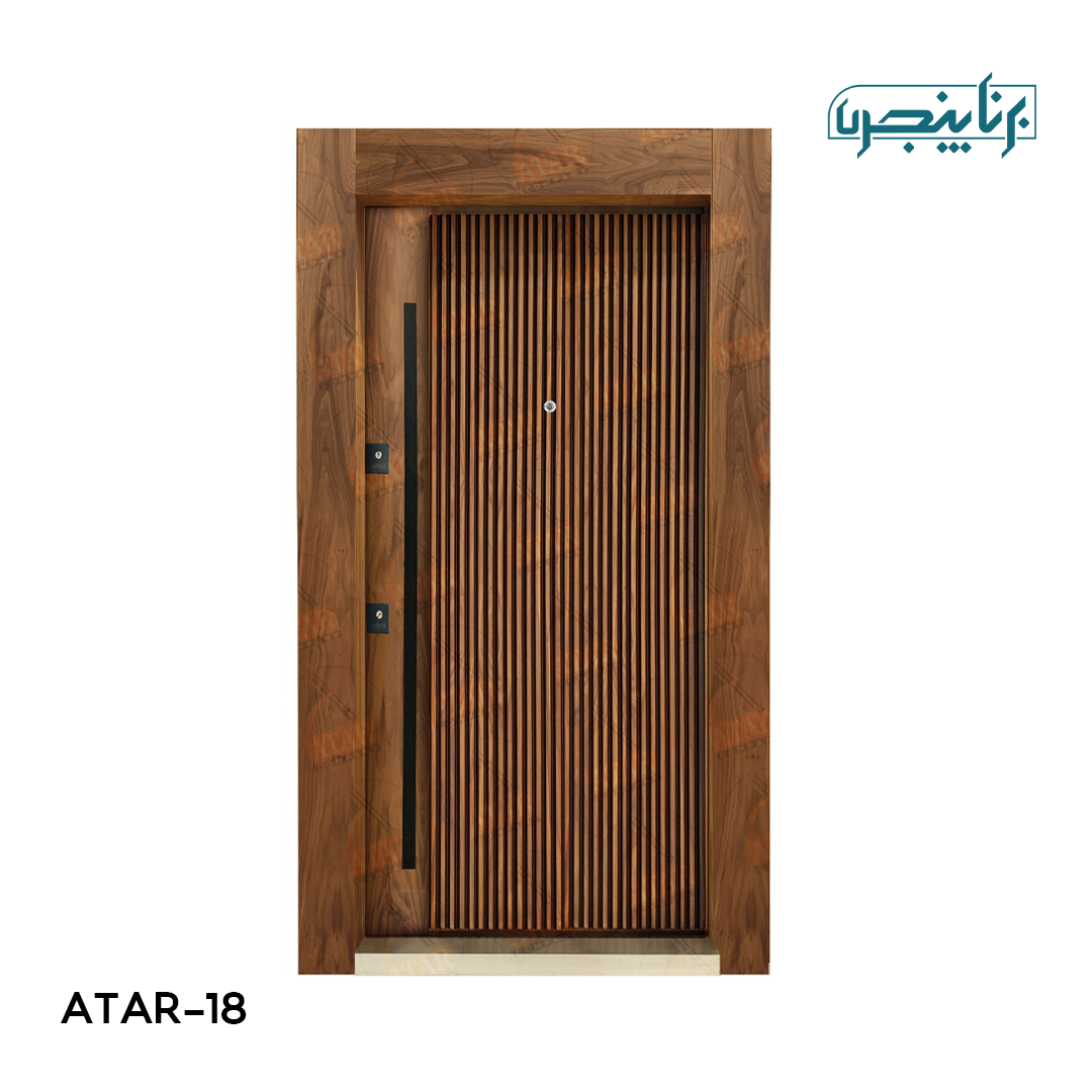 درب داخلی آتار درب مدل مدرن خطی AD-118